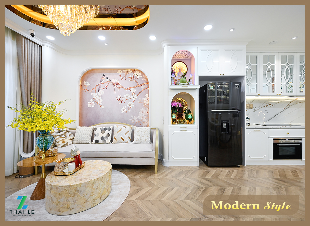 Thi công nội thất căn hộ The Western Capital Q.6 - B1.26.05 - 88m2